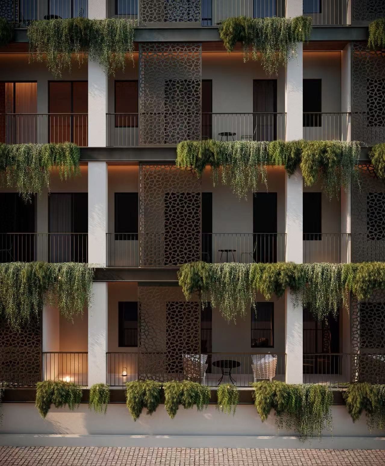Nea Ionia · orman parkı yanında, balkonlu 1+1 daireler